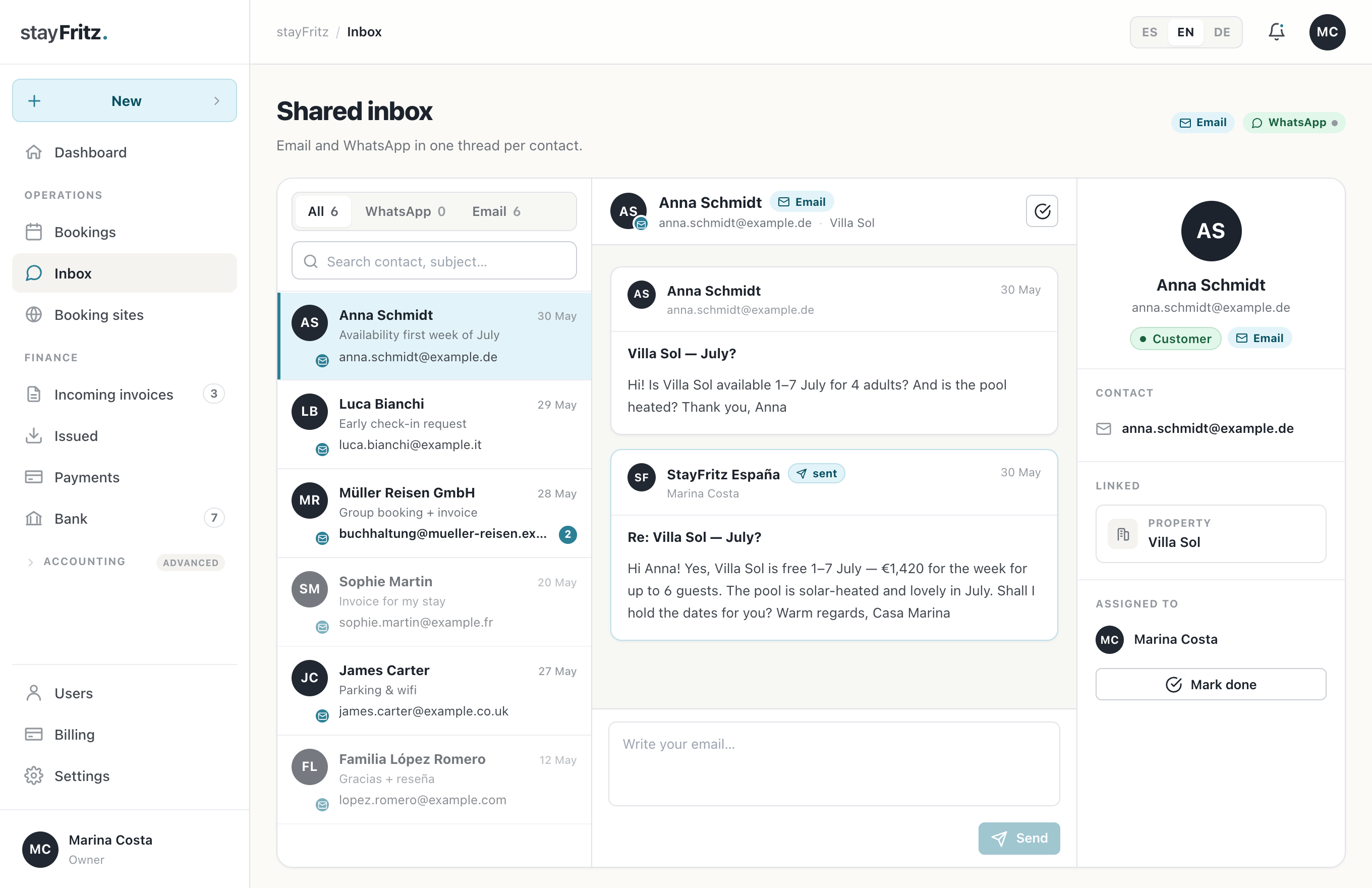 AI shared inbox